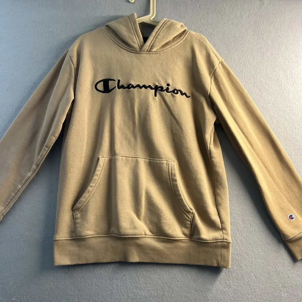 Champion Kids Hoodie Beige Size‎ 10/12 Authentic Athleticwear